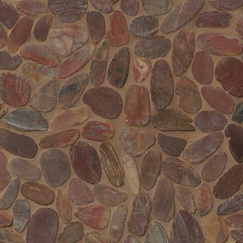 Creekside Henna Red Sliced Pebbles Polished DECHEMSP-HR_1000