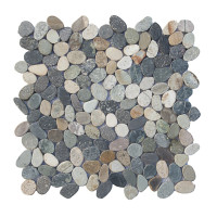 multicolor Sliced Mini small pebble mosaics